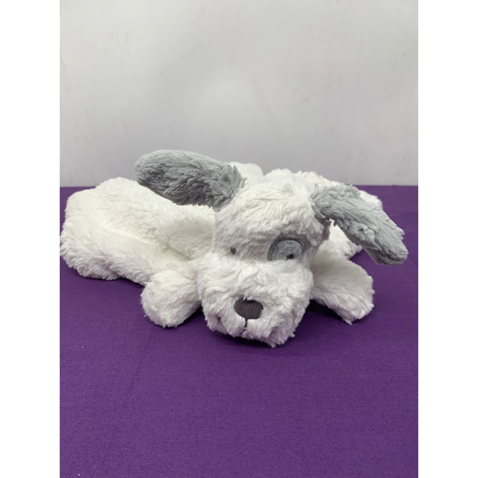 Manta de seguridad Koala Baby 2015, perro Lovey Minky blanco gris cara bordada Foto 2 de 4