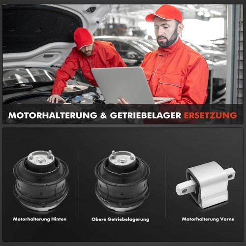 3x Motorlager Getriebelager Vorne für Mercedes-Benz W202 W203 S202 2022400117 - Bild 2 von 10