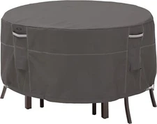 Classic Accessories Ravenna 52"DIA x 23"H, Dark Taupe/Mushroom/Espresso 
