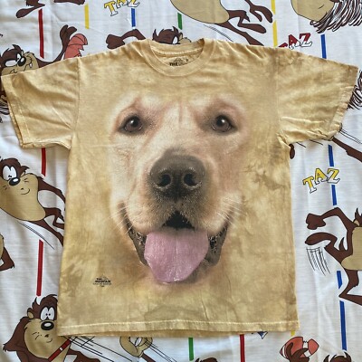 Labrador Retriever Big Face 3D Men's T-Shirt Medium 2014 The
