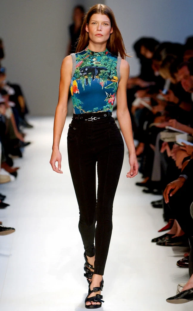 Balenciaga — UNIQUE  Balenciaga Paris Runway ghesquière SS03 JUNGLE TOP SIZE XS  COLLECTOR'S