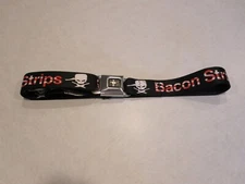Rare Epic Meal Time Bacon Strips Chevrolet Chevy Seatbelt Belt Buckle Belt~10557