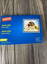 Staples Photo Plus Gloss Paper 4x6 60 Sheet New And Sealed