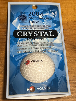 Volvik Crystal Golf Ball Crystal White #5 CONTROL | eBay