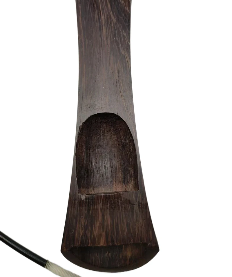 Rosewood Cello Tailpiece replacements, 4/4 Cello Tail piece with Finetuners Gut - Image 4 of 4