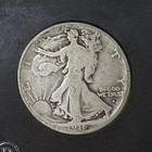 1916 D Obverse Liberty Walking 90% Silver Half Dollar 50C Better Date !