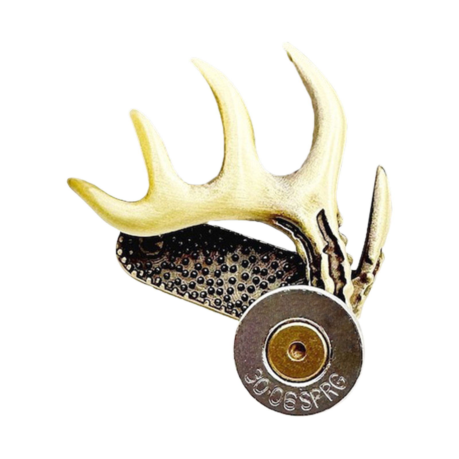 Antler Hat Clip Elevate Your Style Thoughtful Gifts For Hunters Brass Caps Clip