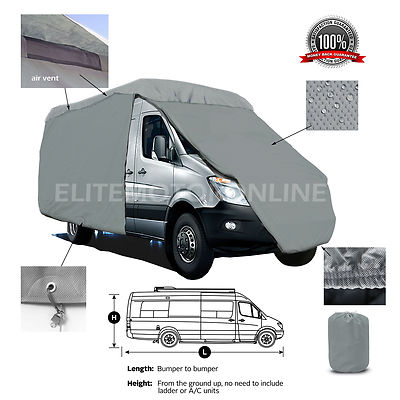 Deluxe Roadtrek 210 Popular 4-Layer Class B RV Motorhome High Top Van Cover
