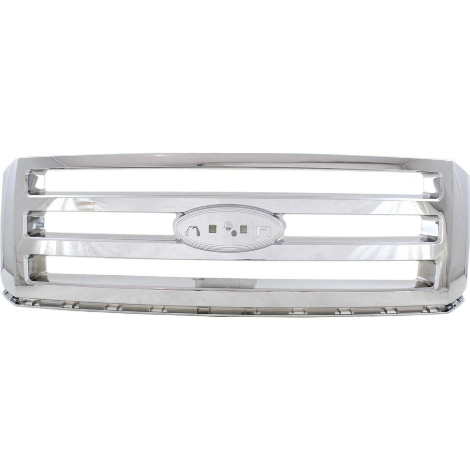 NEW FRONT GRILLE ASSEMBLY CHROME PLASTIC FOR 2007-2014 FORD EXPEDITION FO1200494 - Изображение 2 из 4