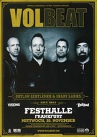 Volbeat - Beyound Hell , Frankfurt 2013 | Konzertplakat | Poster