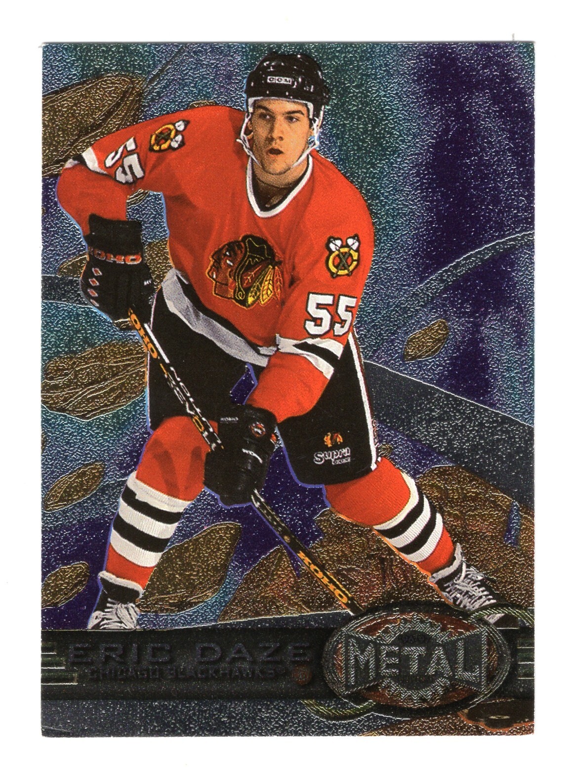 1996-97 Metal Universe #27 Eric Daze, Chicago Blackhawks