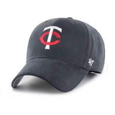 Minnesota Twins Kids '47 Brand Navy MVP Logo Adjustable Hat