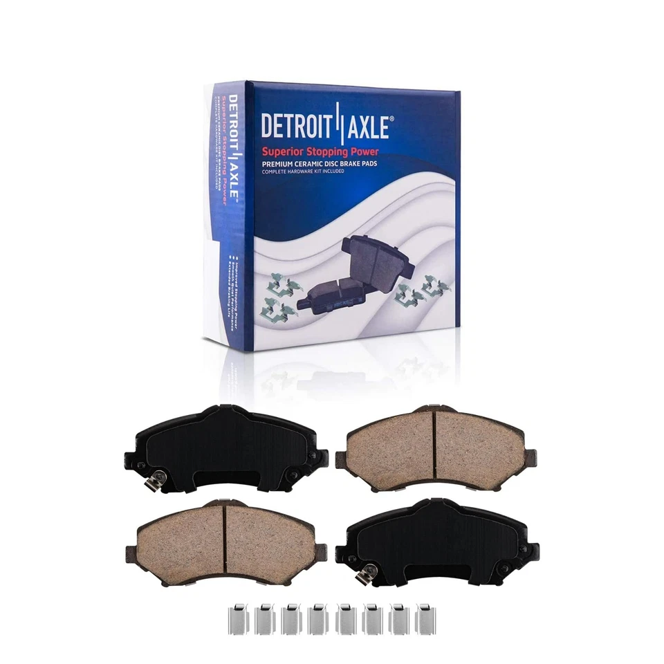 Front Ceramic Brake Pad Rear Parking Shoe for Jeep Wrangler Liberty Dodge Nitro - Image 4 of 4