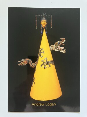 ANDREW LOGAN, Einladungskarte Privatansicht, Ruthin Craft Centre, 1998.