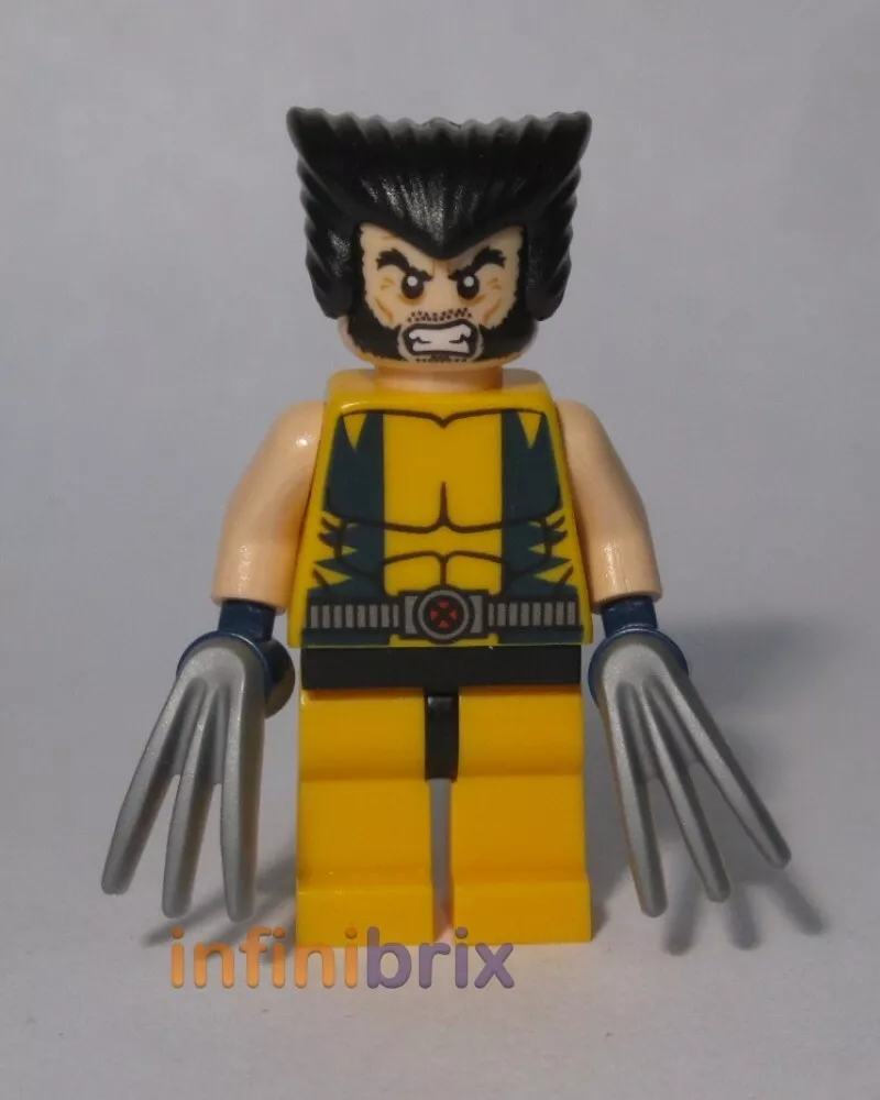 Lego Wolverine Minifigure Alternative Legs X Men Super Heroes
