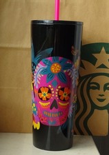 Starbucks Tumbler Thermobecher Cold to Go Edelstahl Day of the Dead 24oz NEU