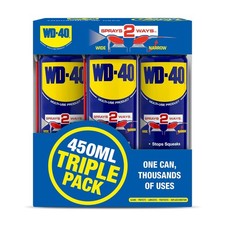 WD-40 3x450ml Multi-Use Lubricant Spray Triple Pack – Home, Garage & Workshop 17.93 per litre