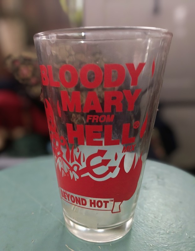 Vintage Libbey Large Glass Bloody Mary From Hell 