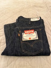Vintage Levi s Bell Bottoms 646-0217 Orange Tab 1970s 32x36 NWT USA