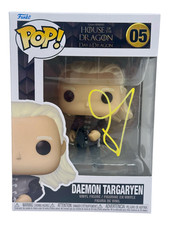 Matt Smith Signed Autograph House of The Dragon Daemon Targaryen Funko Pop JSA