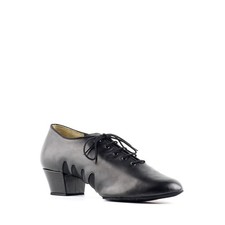 New In Box Mens Latin Paoul 812 Ballroom Shoes Black Size 44.5 Vitello Nero
