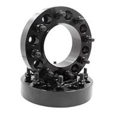 2 Pcs Hub Centric Wheel Spacers 8 on 180mm 1.50" Thick - 2 Pack Black Anodized