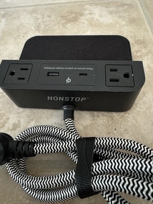 Nonstop Station P Wireless Qi Charger Plus USB-c Usb, And Power Outlet Extenders