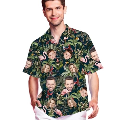 Personalized Tropical Hawaiian Shirt Custom Aloha Beach Vacation