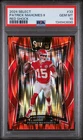 Patrick Mahomes 2024 Select Red Shock /249 Concourse PSA 10 Gem Mint #33 Chiefs