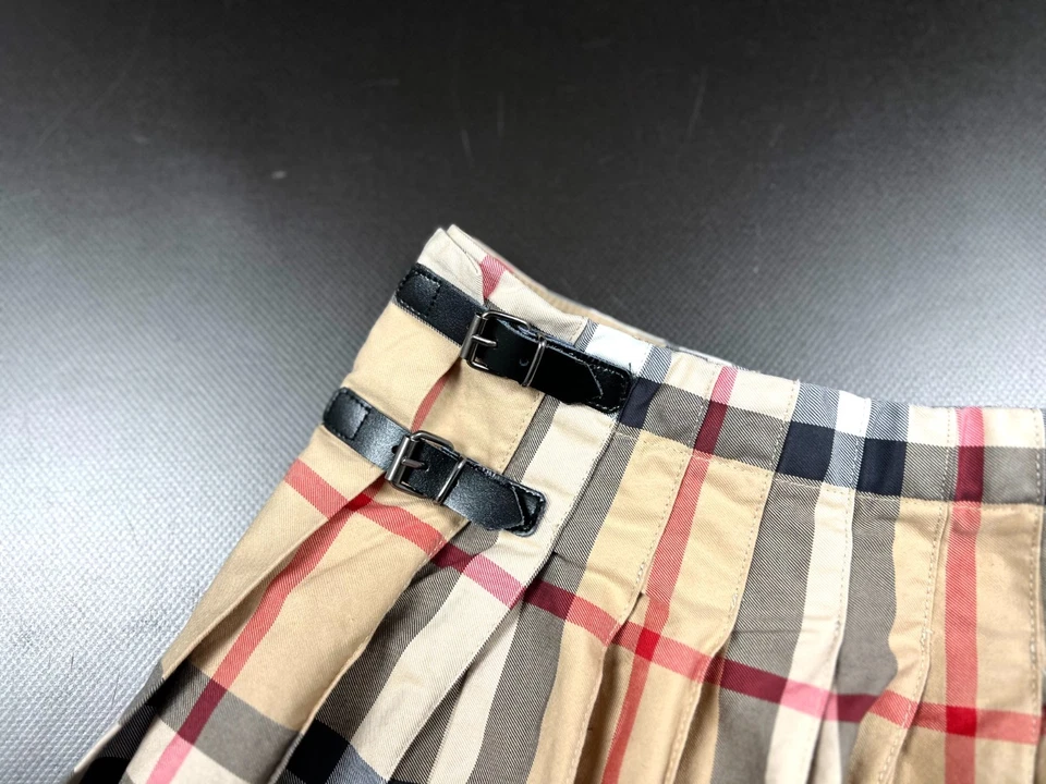 Подлинный девочек BURBERRY London бежевый Nova чек хлопок Baby Kids юбка размер 9 М 71 см - Изображение 2 из 4