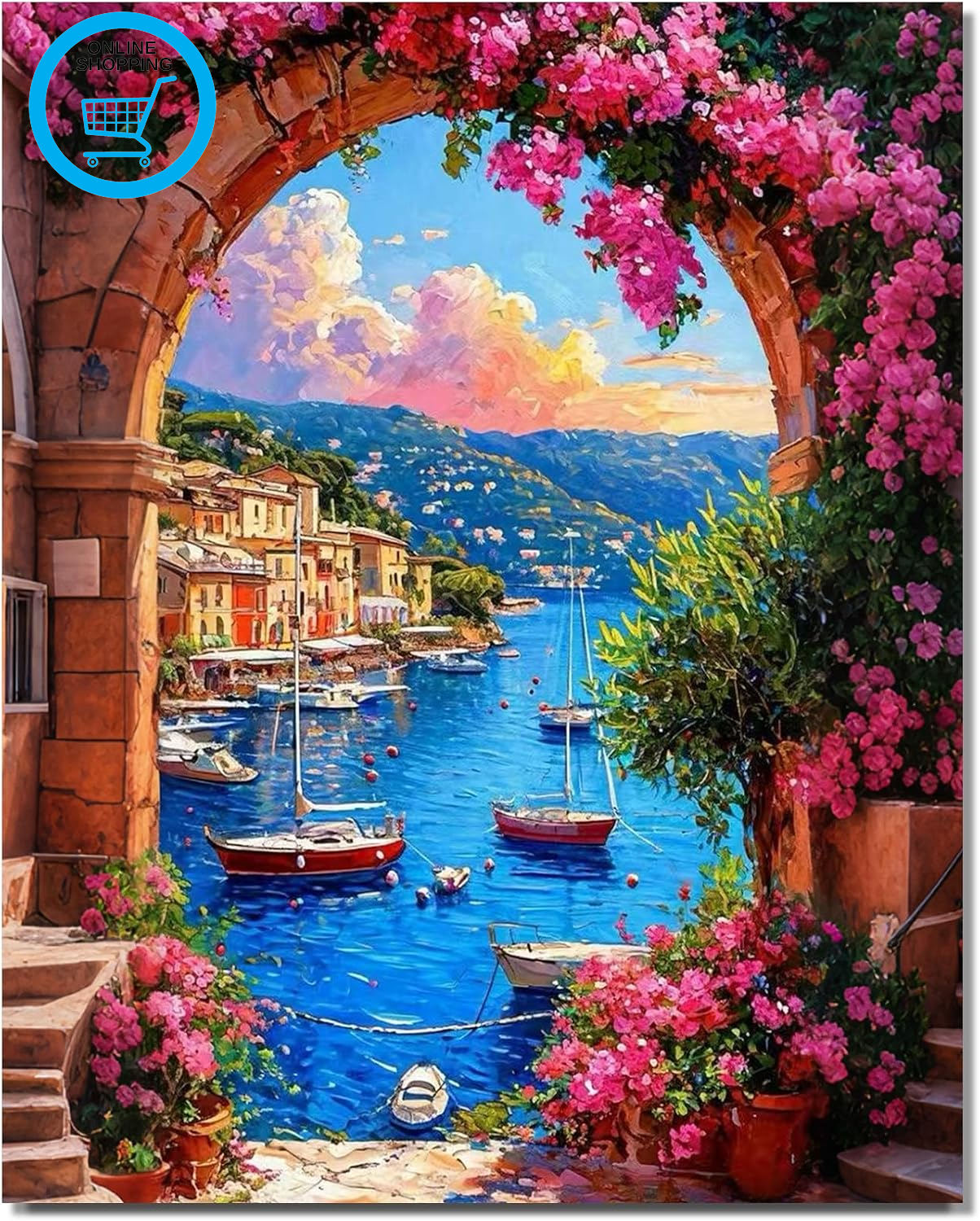 Paint by Number for Adult Kits,Paint by Numbers Kits,Diy Acrylic Oil Painting La