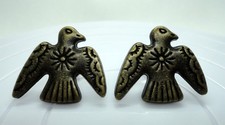 2 x Native American Indian Thunderbird Totem Navajo badge Country Western