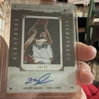 Upper Deck 2005-06 Portraits LeBron James Scrapbook Signatures Auto SB-LJ 18/25