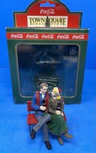 Coca-Cola Town Square Collection Time Together Couple On Bench