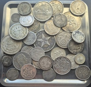 World Silver Coin Lot 286g ASW 6.89 Troy Ounces