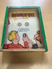 Vintage DEXTERITY game THE DOUBLE SIX PUZZLE - the R. J. Series BY R. JOURNET