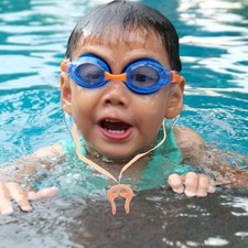 6 Pcs Sports Silicone Nose Clip with Strap for Swimming Nasal Adult