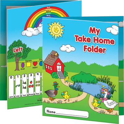 Really Good Stuff Early Childhood Take Home Folders - Set Of 12 - Bulk School