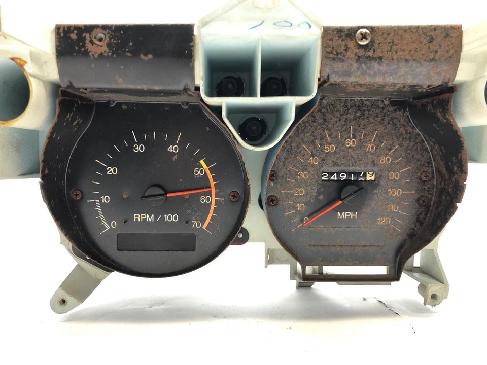 Chevy El Camino 1973-74 velocímetro medidor panel manual redondo 6797012 *óxido* Foto 2 de 4