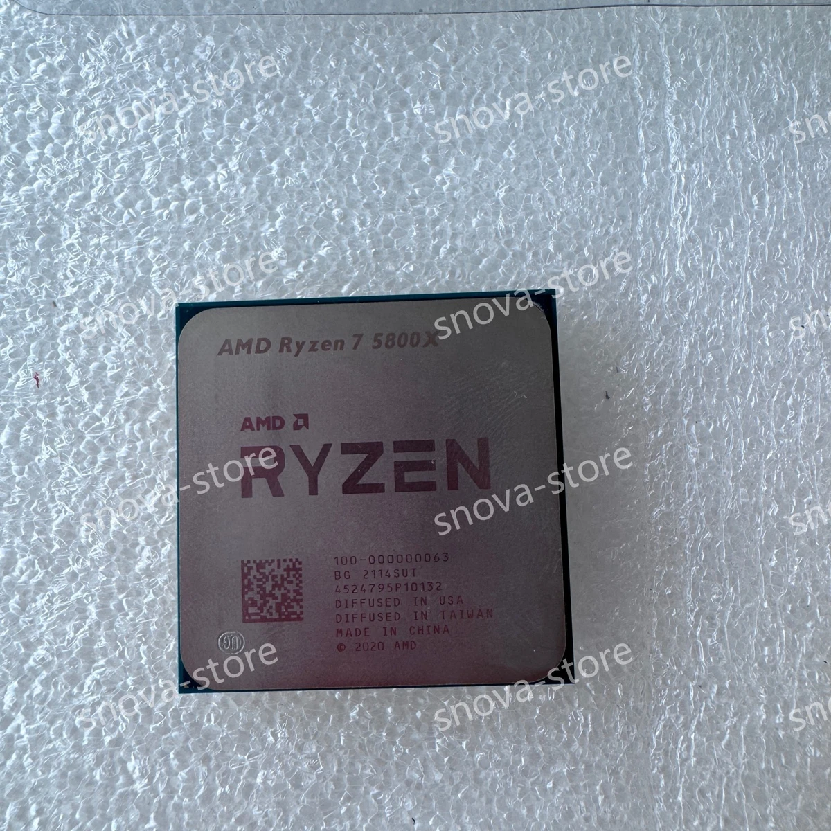 Procesador CPU AMD Ryzen 7 5800X R7-5800X 3,8-4,7 GHz 8 núcleos 16 horas socket AM4 105 W