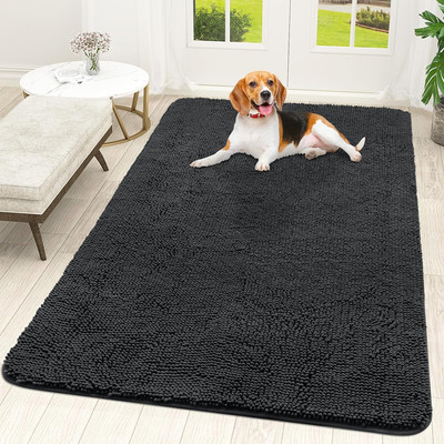 Dog Door Mat for Muddy Paws 70X46, Absorbs Moisture and Dirt, Absorbent Non-Slip