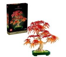 LEGO Botanicals Japanese Red Maple Bonsai Tree Building Kit Unique Home Decor