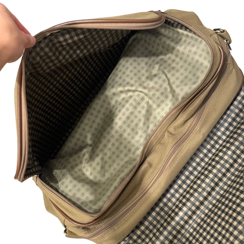 Bolso maletín vintage de lona y cuero UPS Atlantic de los años 80-90 con logotipo de caballito de mar Foto 4 de 4