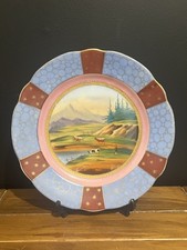 2x Royal Vienna Plates 8.5 Inches Wide Both with Makers Marks Vintage