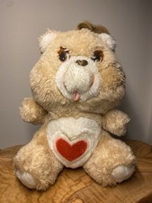 Vintage 1983 Tenderheart Carebear 7 inch Soft Plush Toy