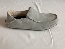 Olukai Nohea Slipper NIB Size 6 Women Pale Gray EU Size 36