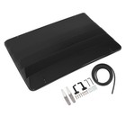 For 1969 1970 Ford Mustang Aluminu Rear Window Louvers Cover Sun Shade Black