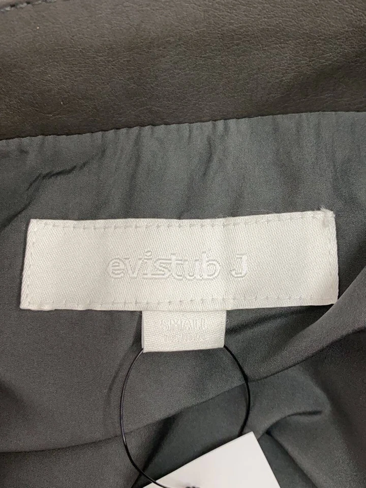 Evistub Leather Jacket Blouson/S/Rayon/Gry 3712 - Image 3 of 4