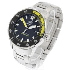 IWC AQUATIMER 2000 IW356801 44mm SS Black Dial Automatic Date #C442