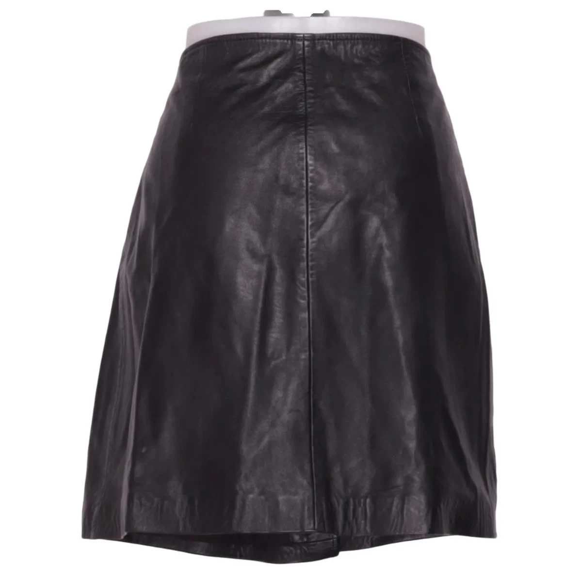 Selected Femme, Wickelrock, Größe: 36, Schwarz, Leder, Einfarbig, Damen #e4e